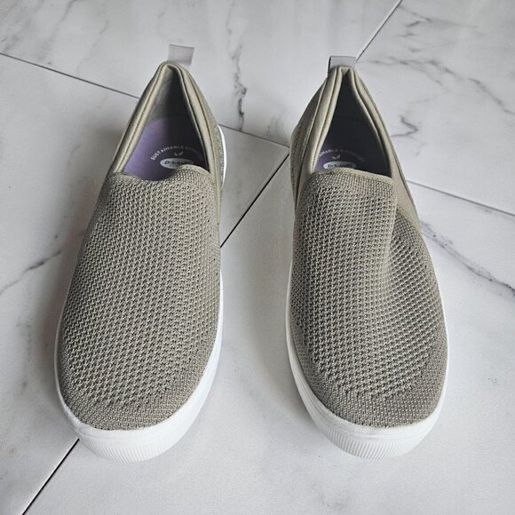 Dr. Scholl's Dreamy Lifestyle Knit Comfort Slip- On Sneakers in Sage - Picture 3 of 11